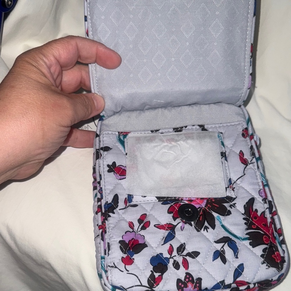 Vera Bradley RFID Floral Design Crossbody Bag - Picture 7 of 11